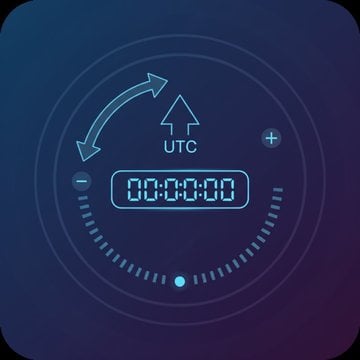 Abstract illustration of interconnected clocks and global timezone markers representing Unix timestamp UTC concepts and time conversions across regions.
